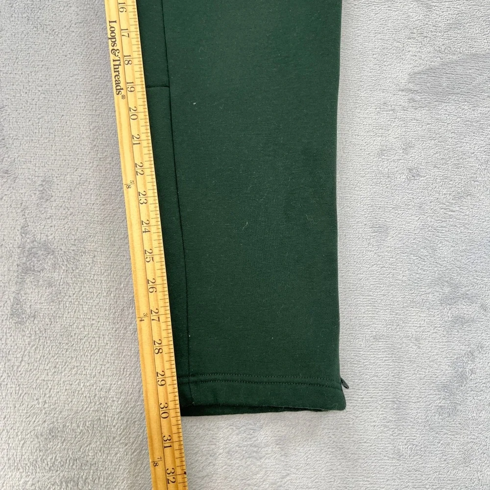 Adidas Fleece Tapered Pants Recycled Polyester‎ Joggers Sweatpants Green Large